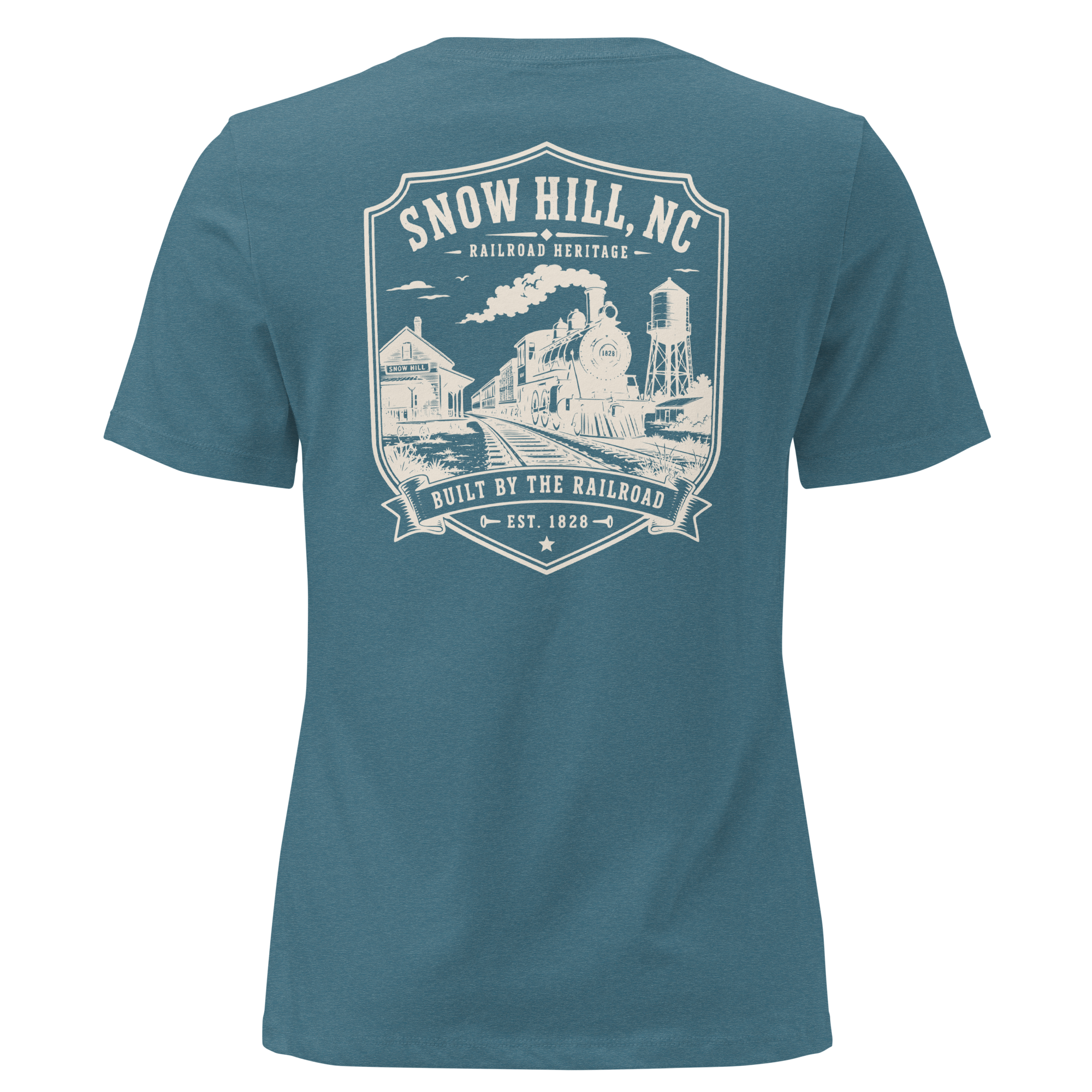 Snow Hill, NC - Built by the Railroad - Women's Relaxed T-Shirt
