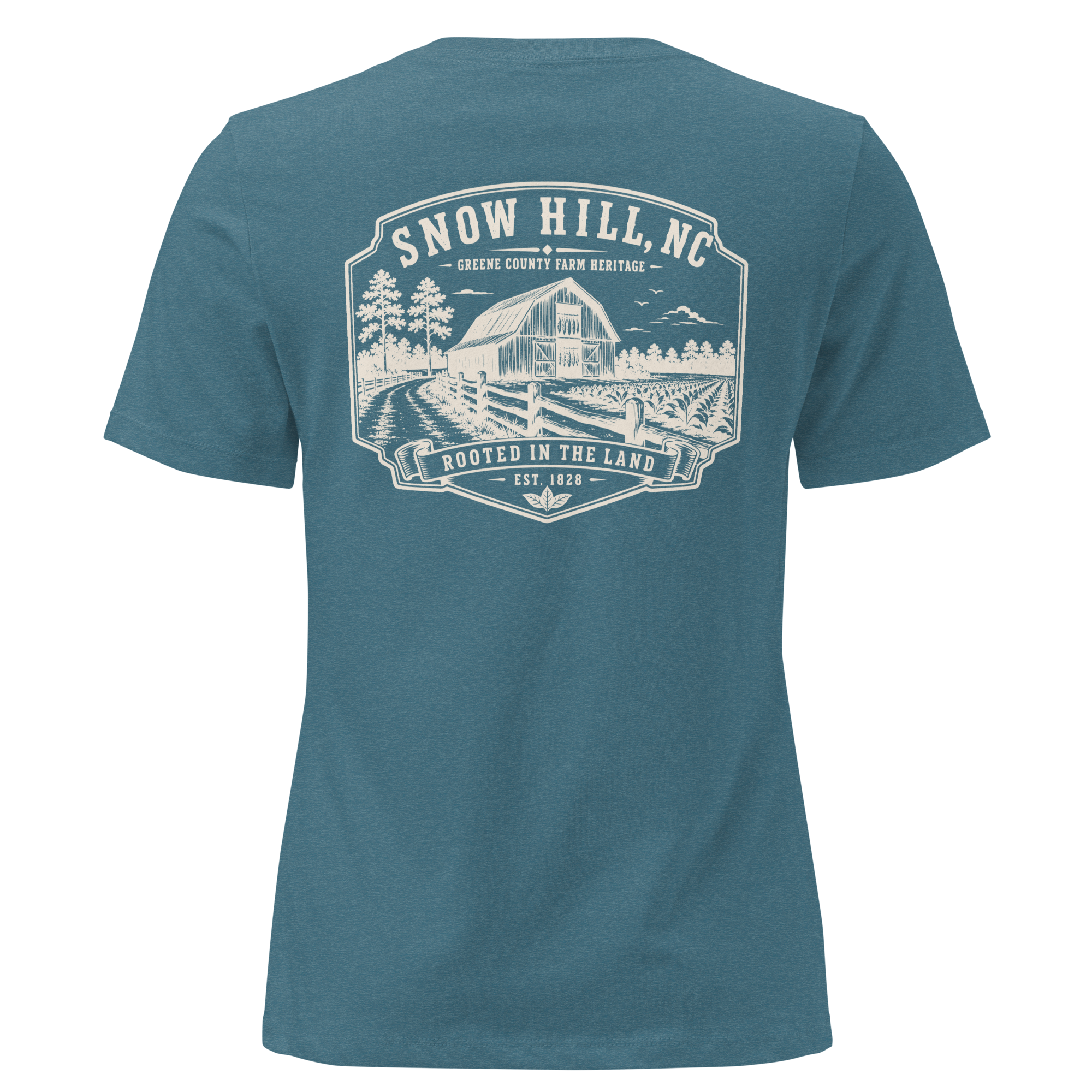 Snow Hill, NC - Rooted in the Land - Women's Relaxed T-Shirt