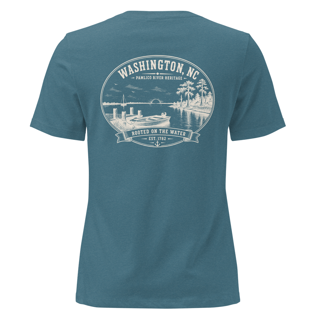 Washington, NC - The Pamlico - Women's Relaxed T-Shirt