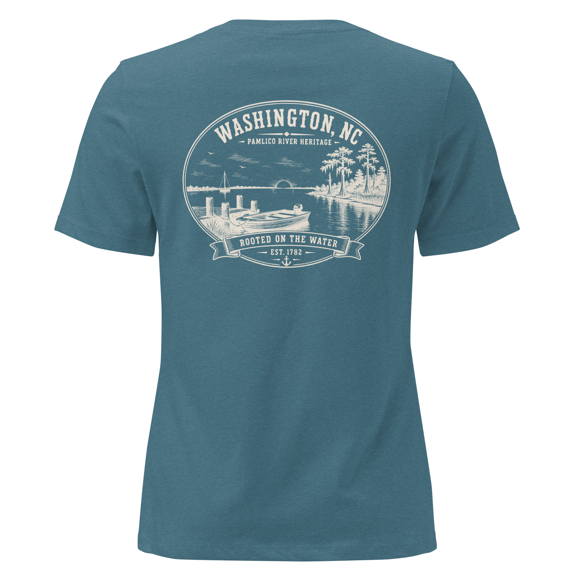 Washington, NC - The Pamlico - Women's Relaxed T-Shirt