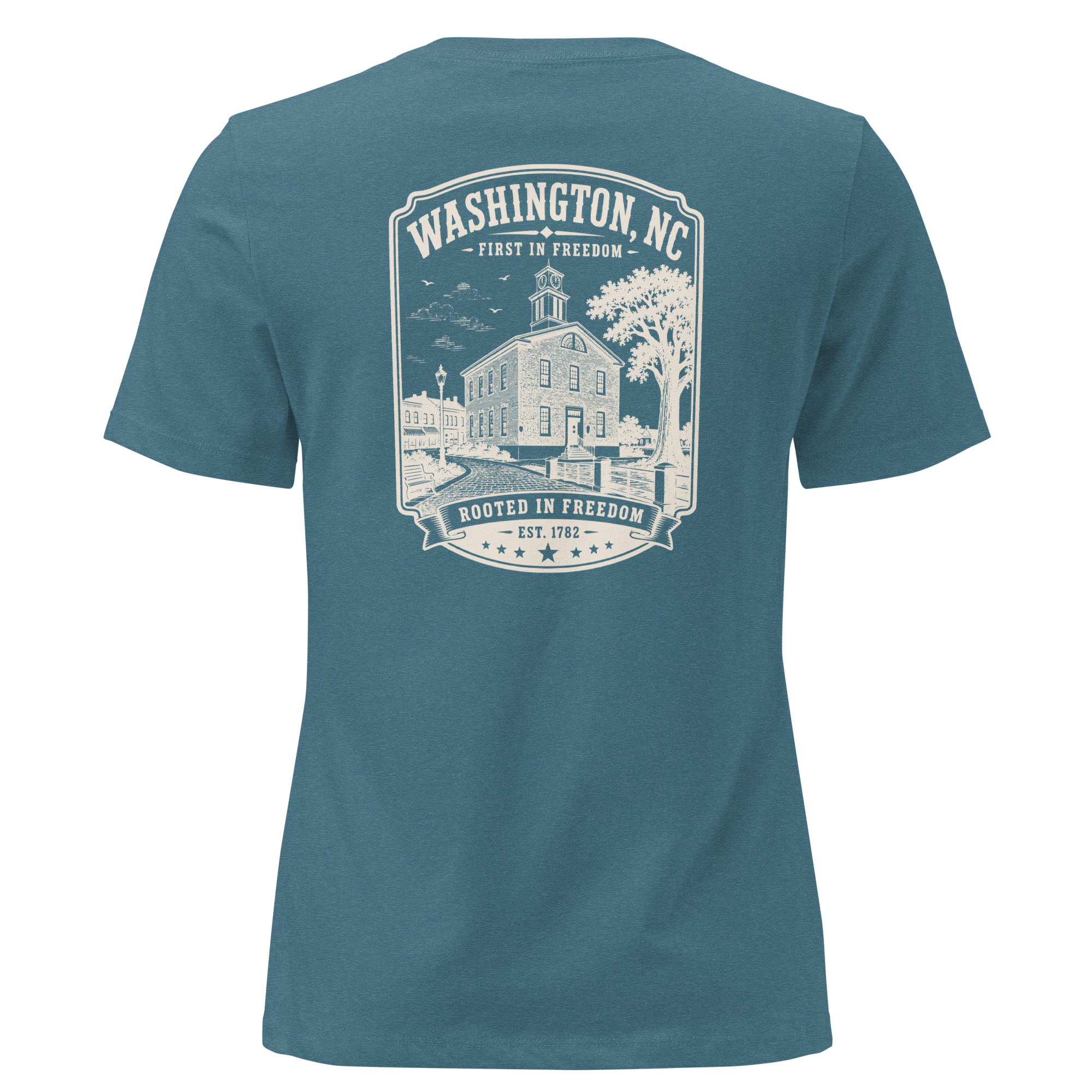 Washington, NC - Rooted in Freedom - Women's Relaxed T-Shirt