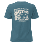 Southport NC - Happy Seaside Town- Women's Relaxed T-Shirt