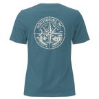 Southport NC - Compass- Women's Relaxed T-Shirt