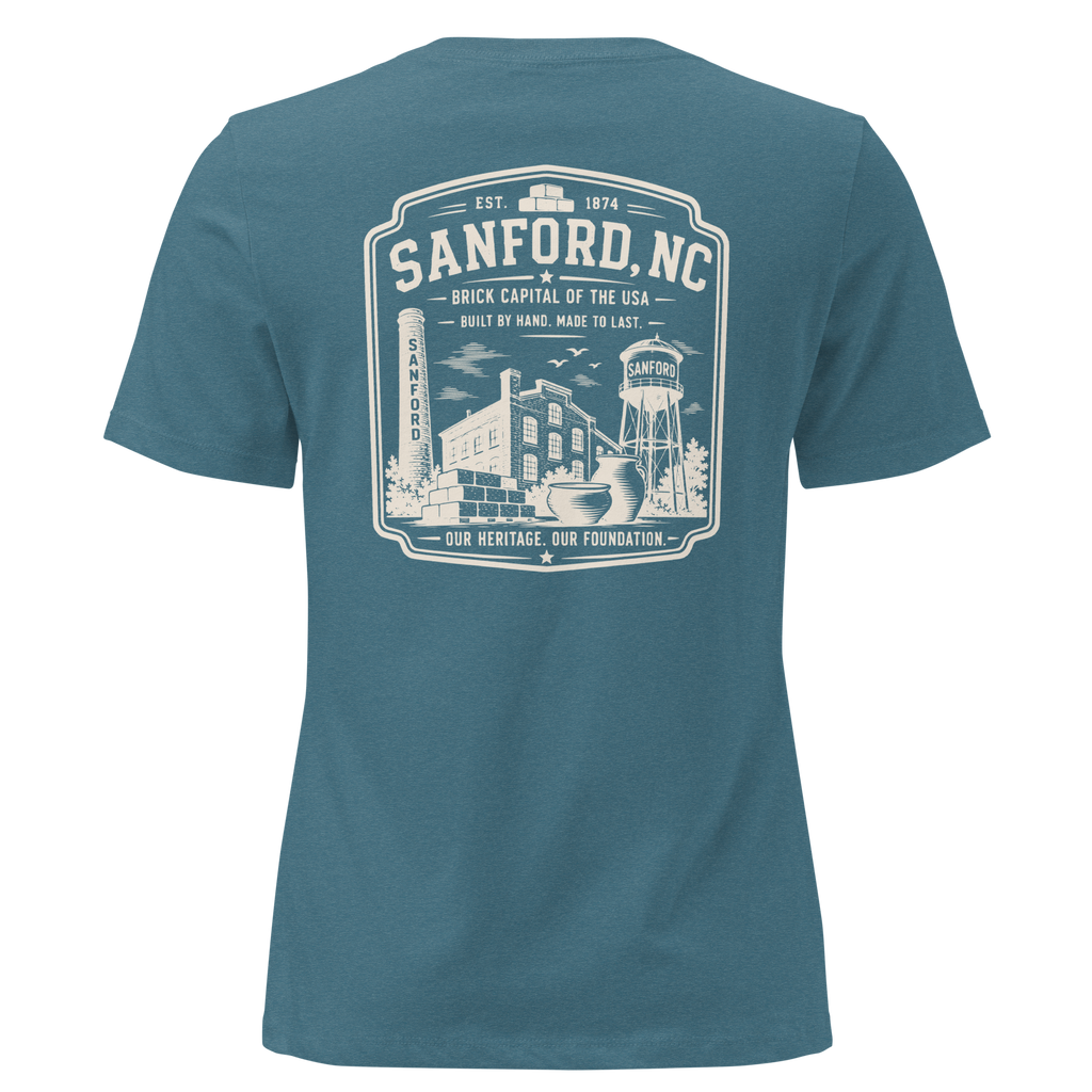 Sanford NC - The Brick Capital - Women's Relaxed T-Shirt