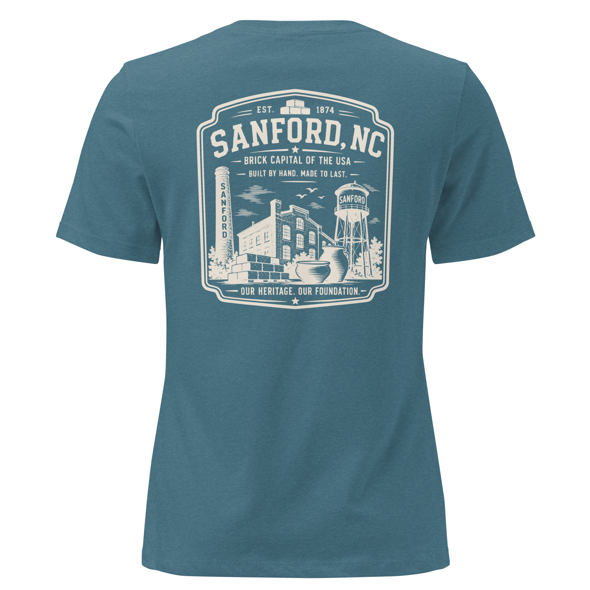 Sanford NC - The Brick Capital - Women's Relaxed T-Shirt
