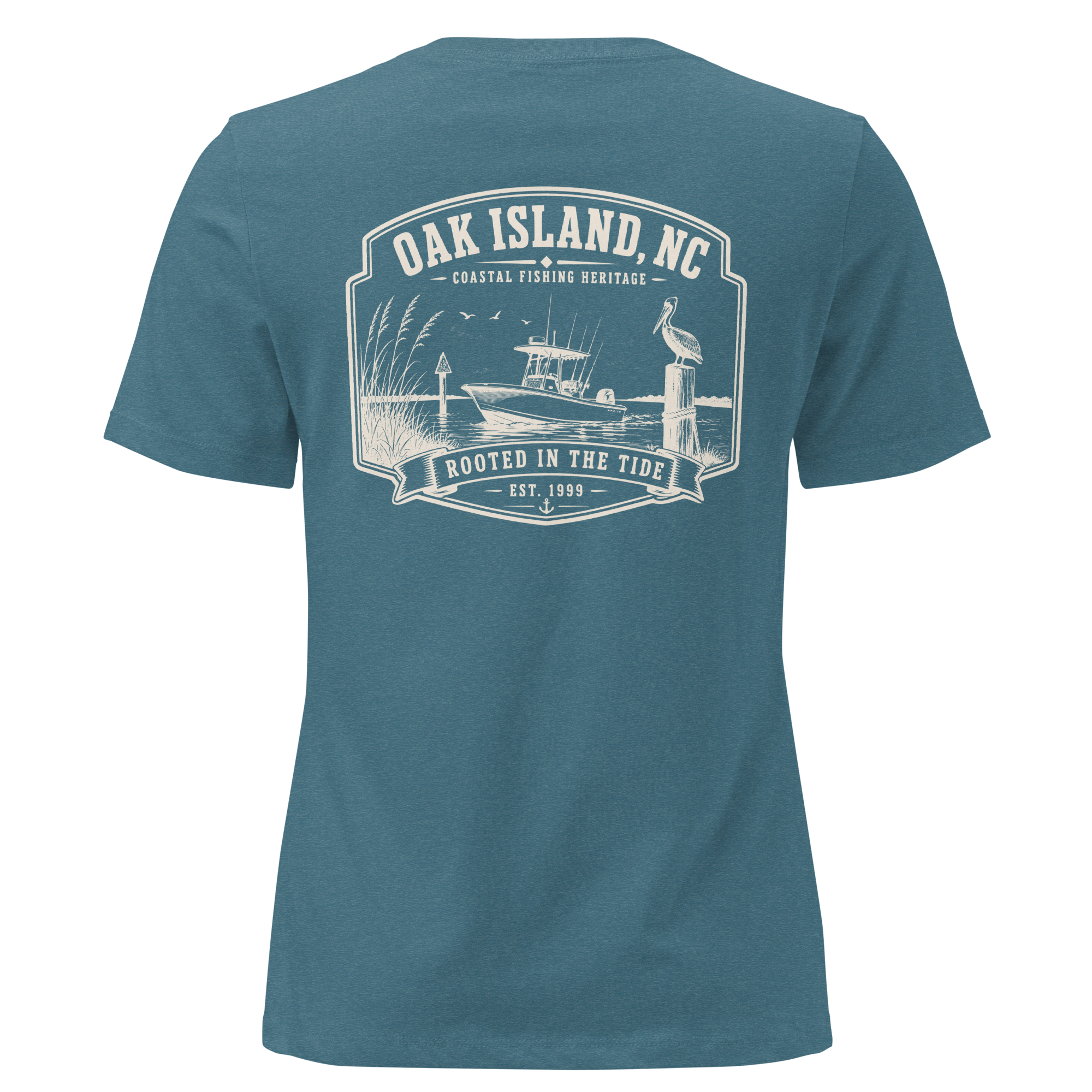 Oak Island, NC - Rooted in the Tide - Women's Relaxed T-Shirt