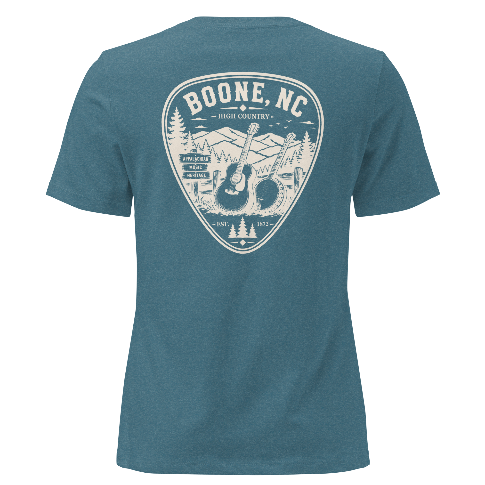 Boone NC - Mountain Music - Women's Relaxed T-Shirt