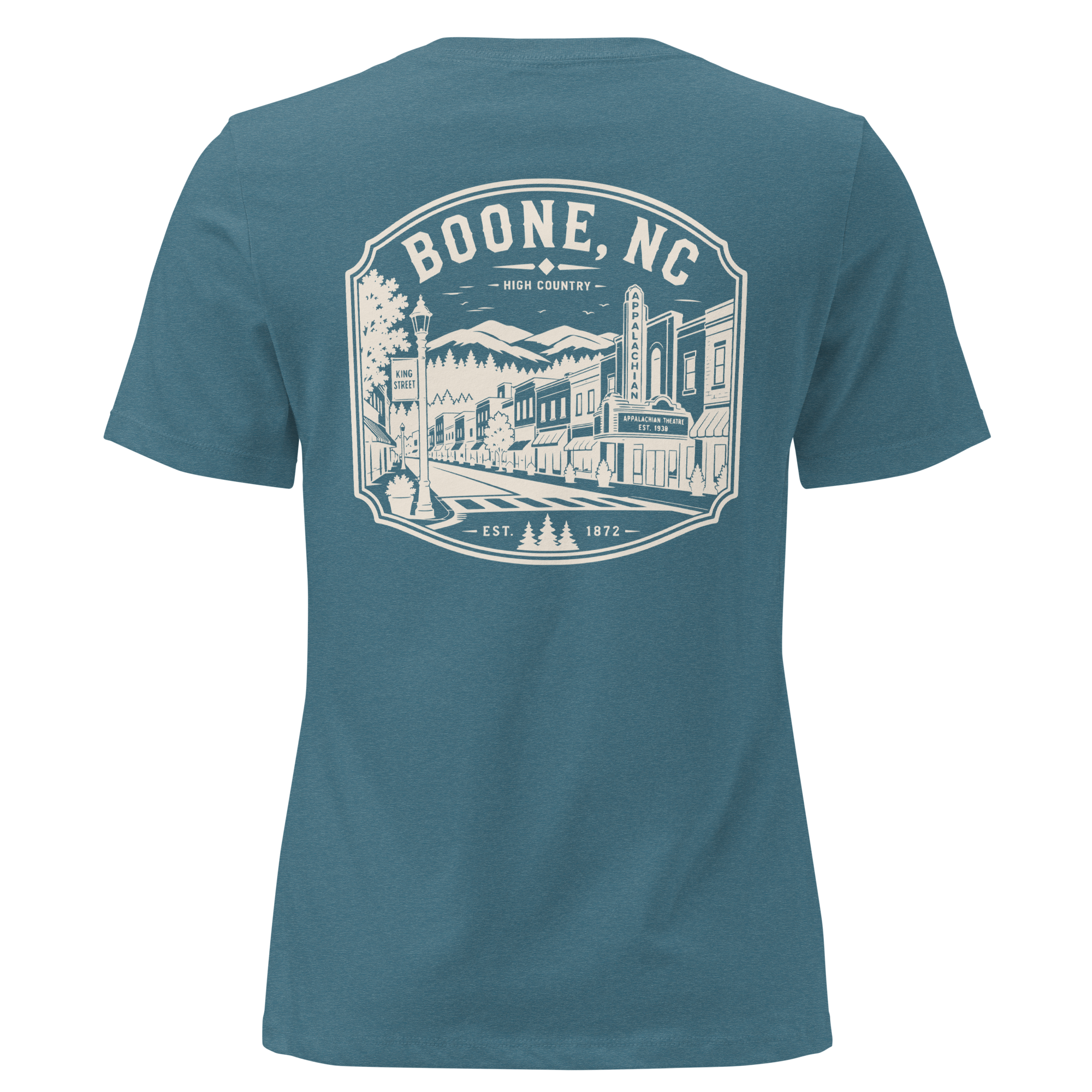 Boone NC - Downtown - Women's Relaxed T-Shirt
