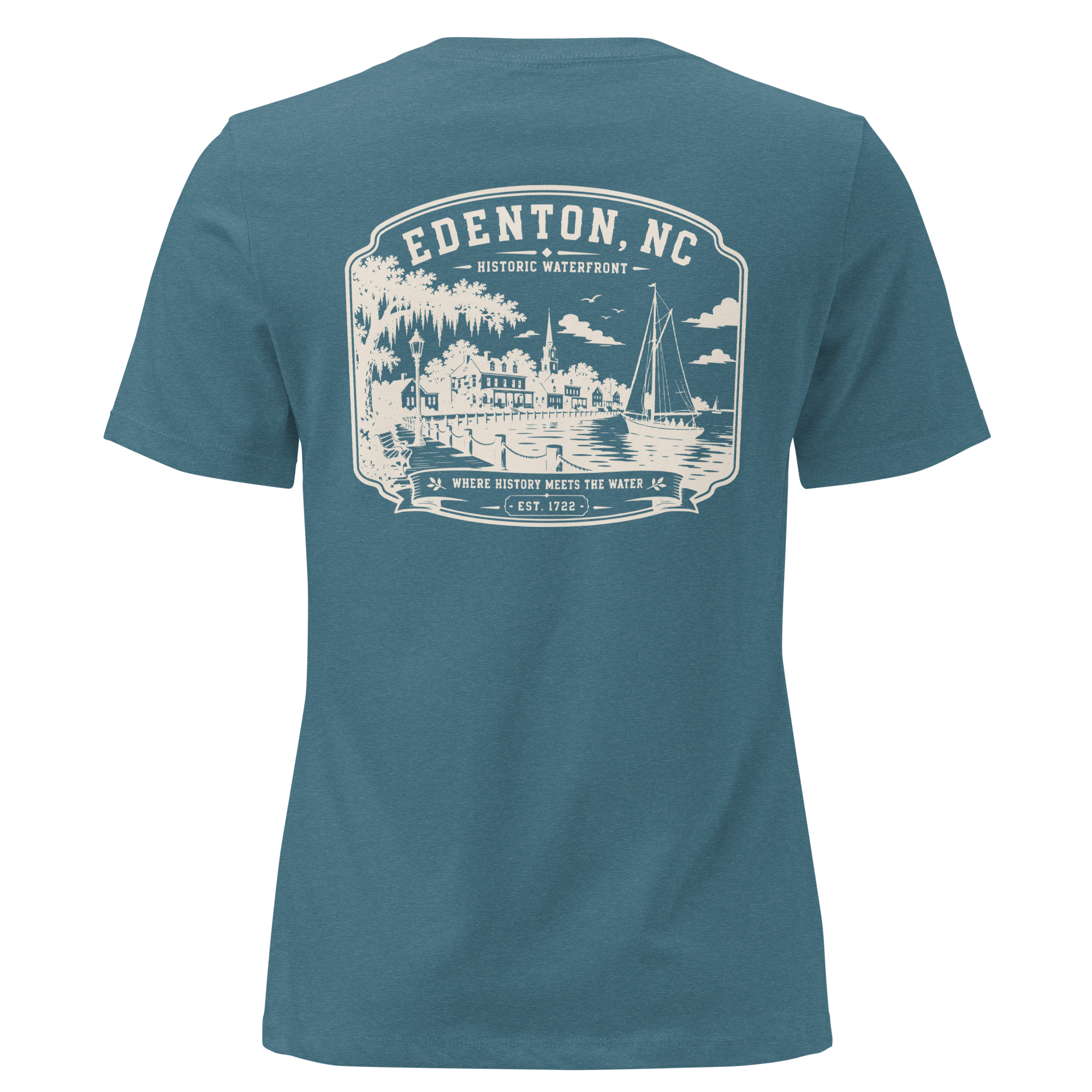 Edenton, NC - Historic Waterfront - Women's Relaxed T-Shirt