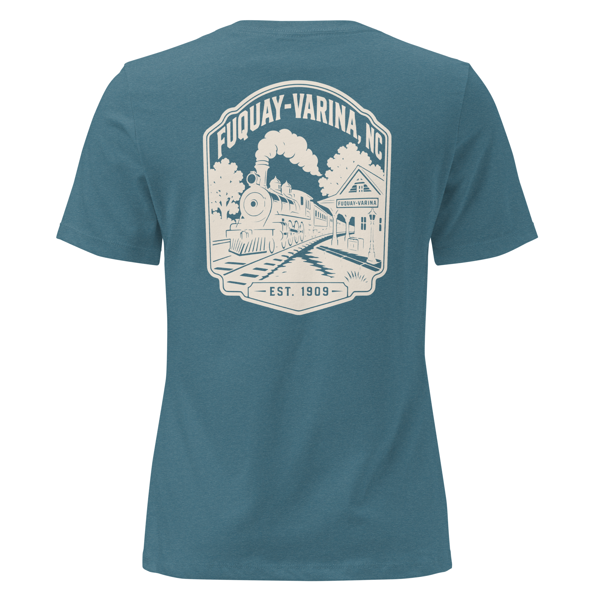 Fuquay Varina NC - Railroad Town- Women's Relaxed T-Shirt