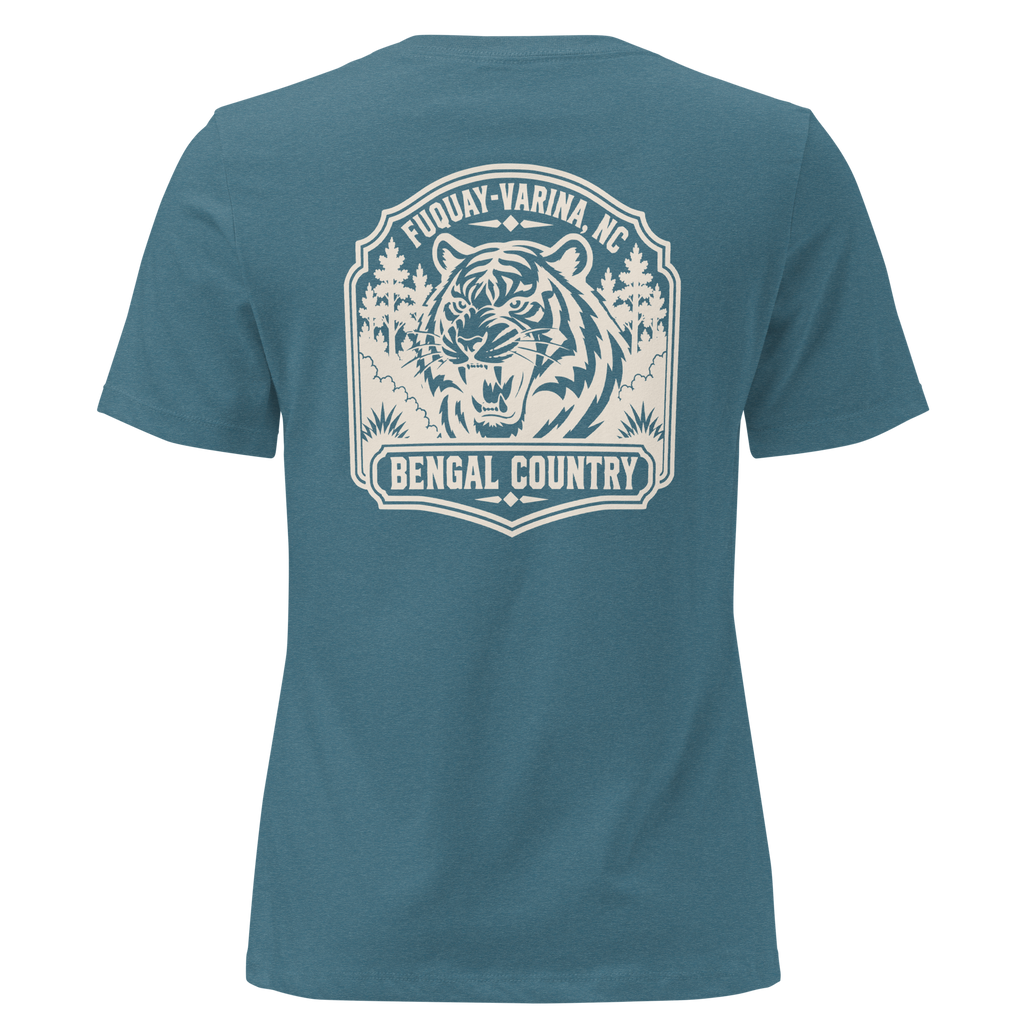 Fuquay Varina NC - Bengal Country- Women's Relaxed T-Shirt