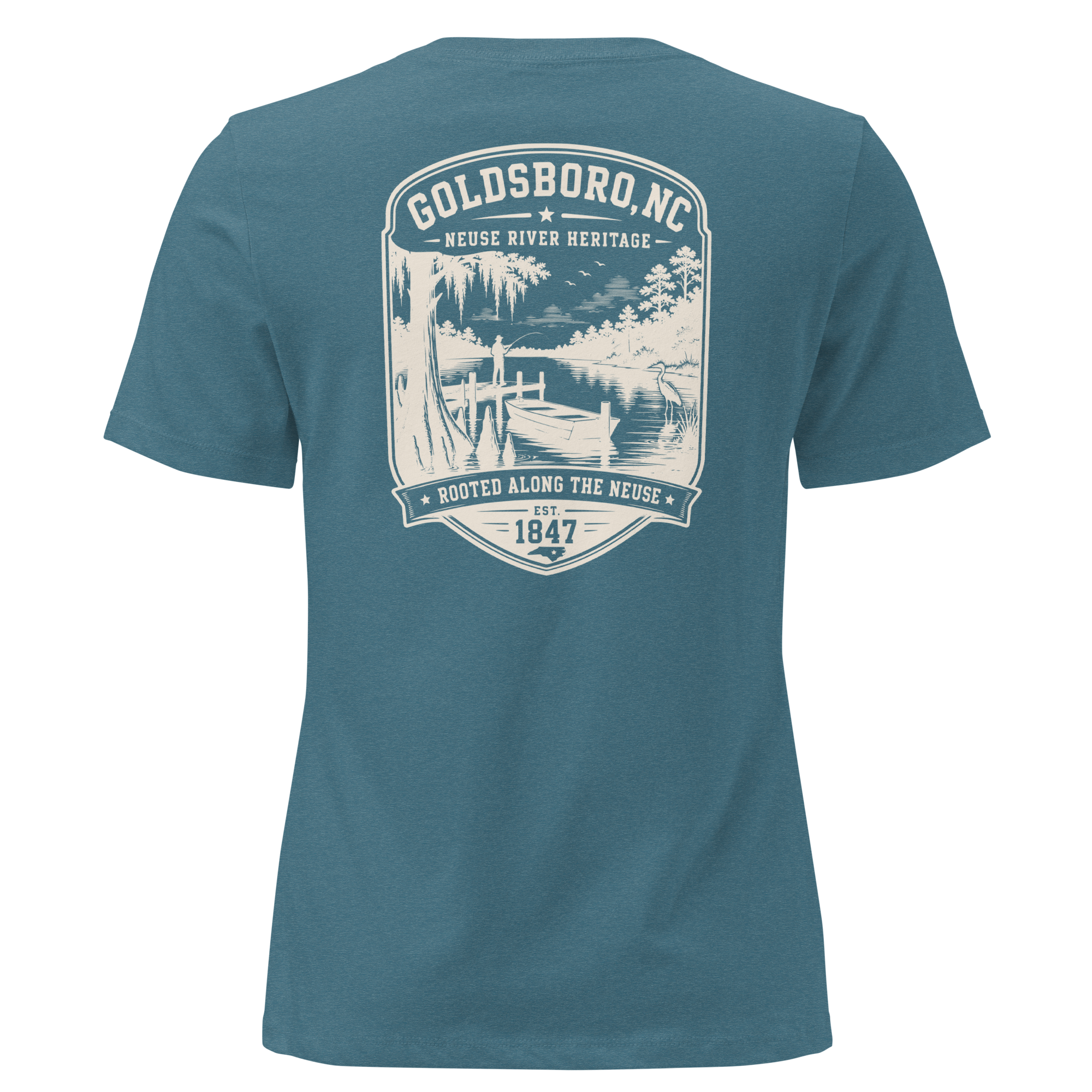 Goldsboro, NC - Rooted Along the Neuse - Women's Relaxed T-Shirt