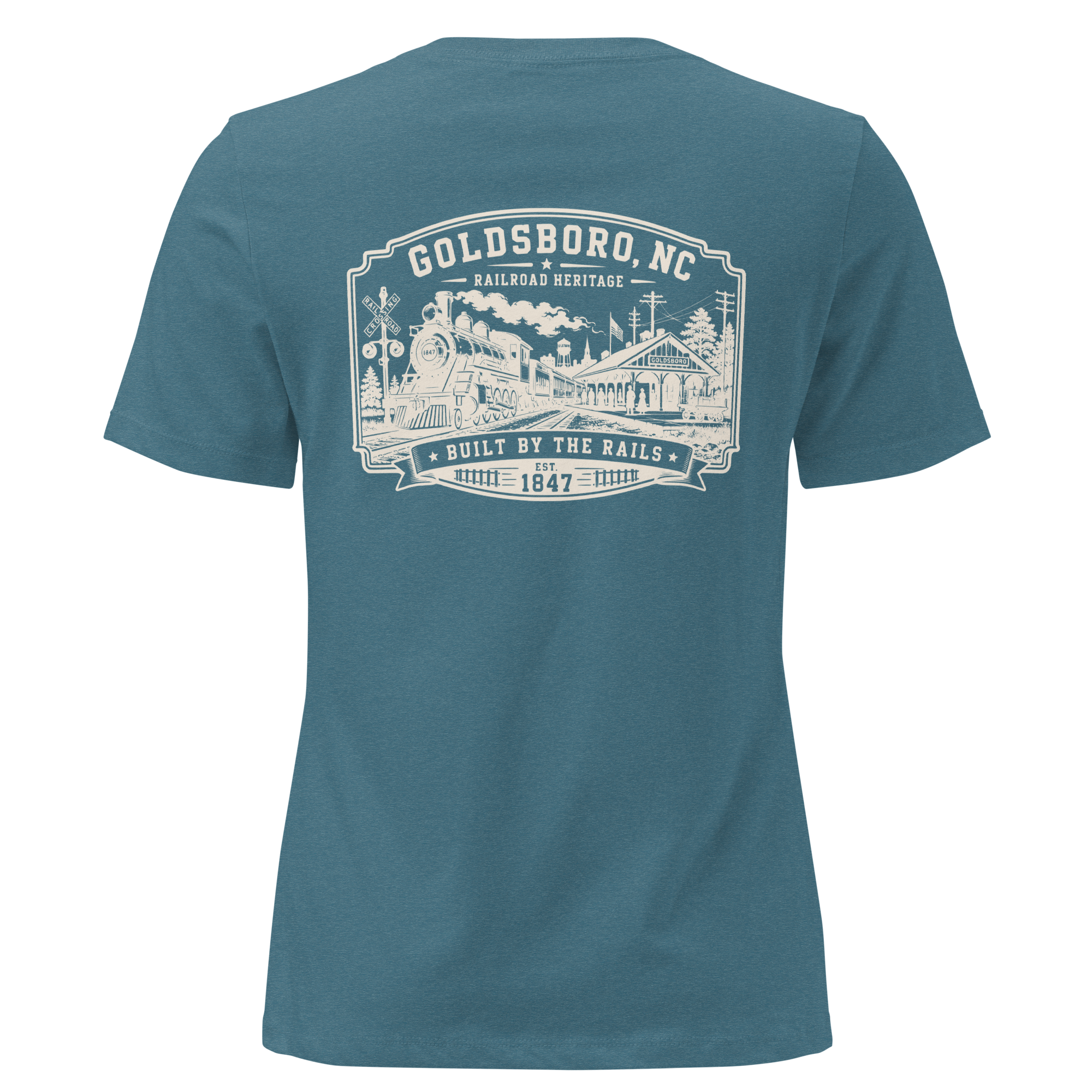 Goldsboro, NC - Built on Rails - Women's Relaxed T-Shirt