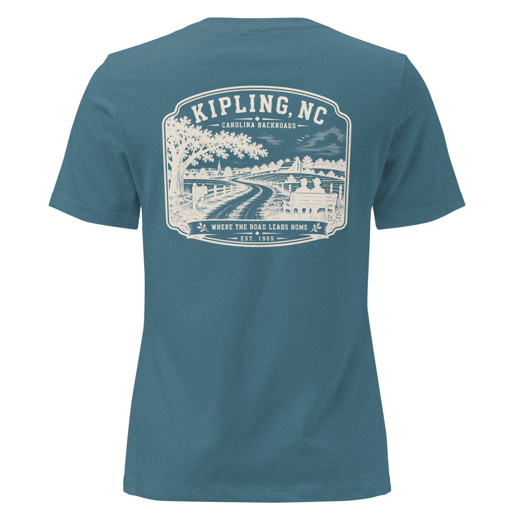 Kipling, NC - The Backroads - Women's Relaxed T-Shirt