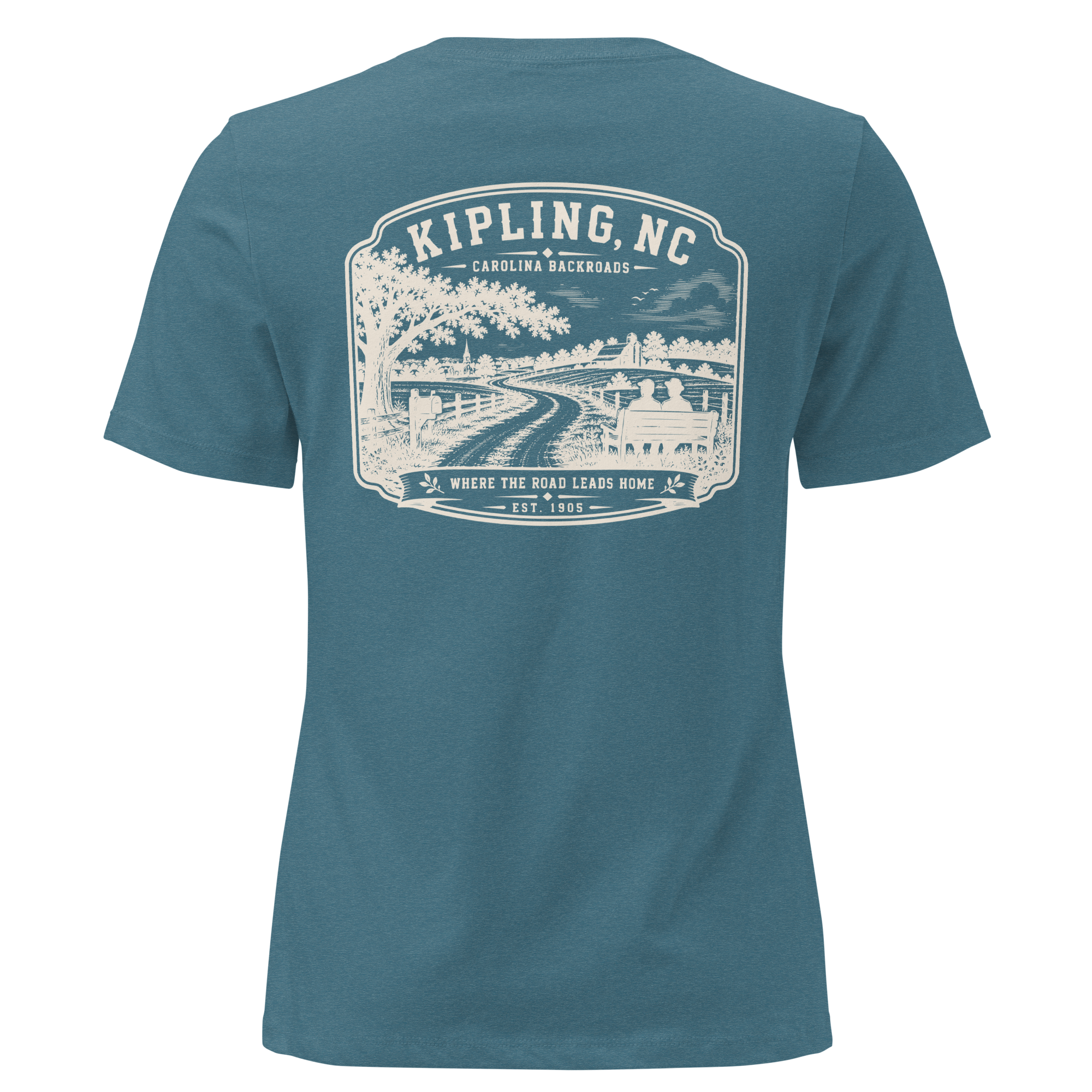 Kipling, NC - The Backroads - Women's Relaxed T-Shirt
