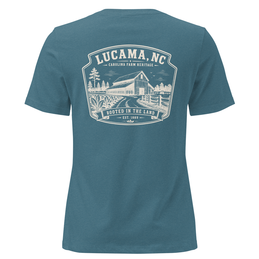 Lucama, NC - Rooted in the Land - Women's Relaxed T-Shirt