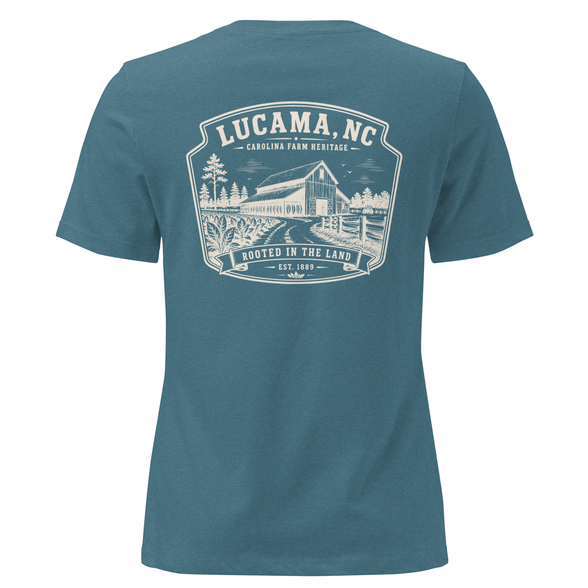 Lucama, NC - Rooted in the Land - Women's Relaxed T-Shirt