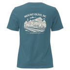 Mount Olive NC - Train Depot- Women's Relaxed T-Shirt