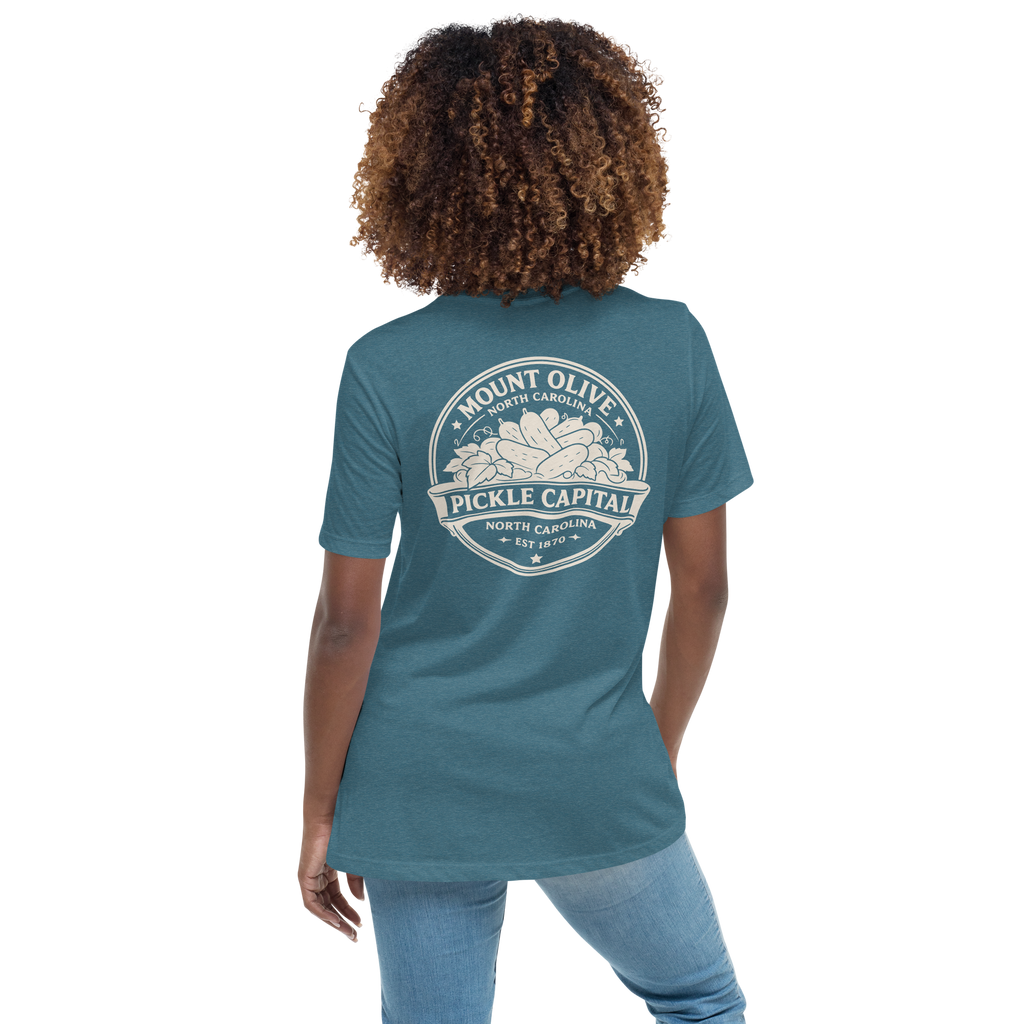 Mount Olive NC - Pickle Capital- Women's Relaxed T-Shirt