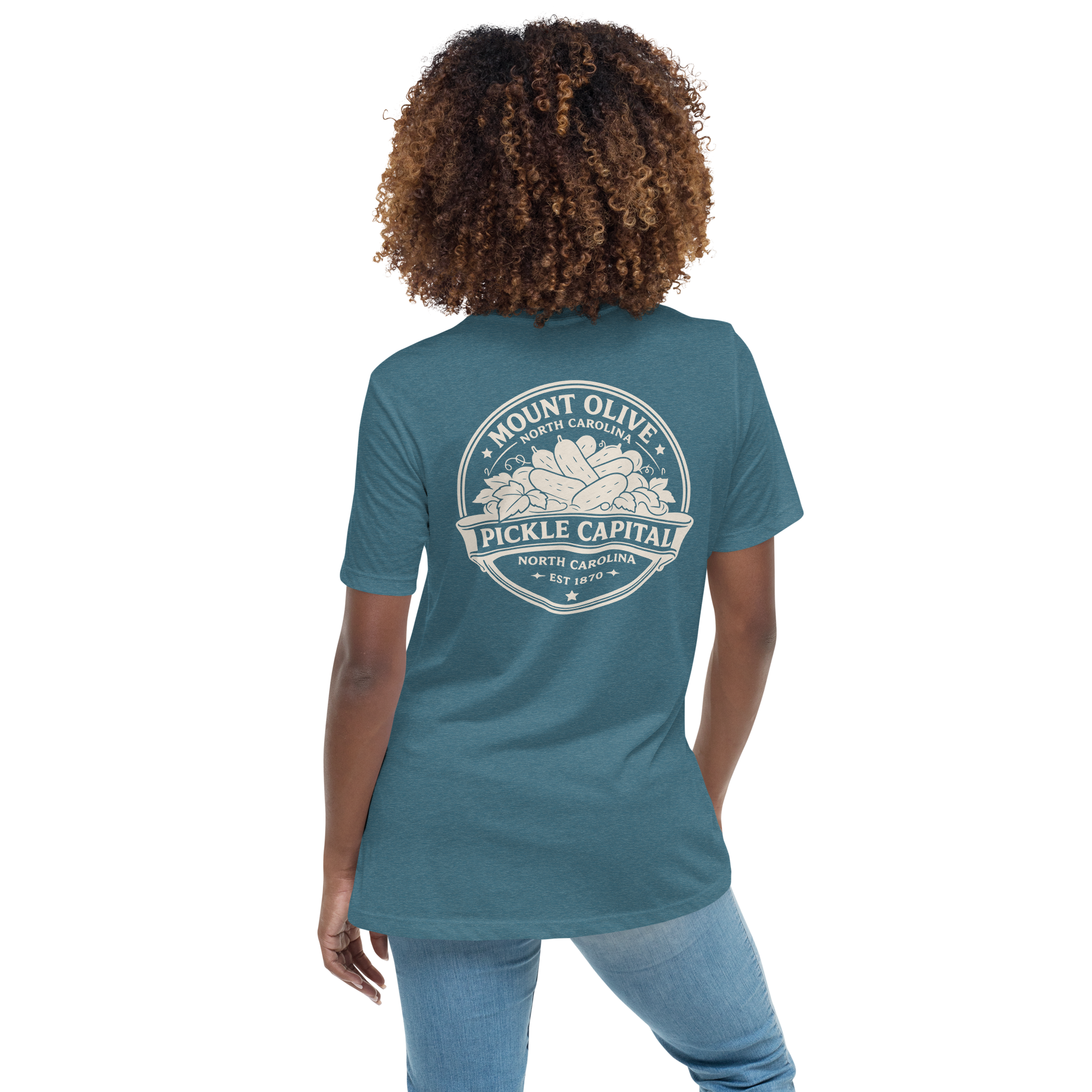 Mount Olive NC - Pickle Capital- Women's Relaxed T-Shirt