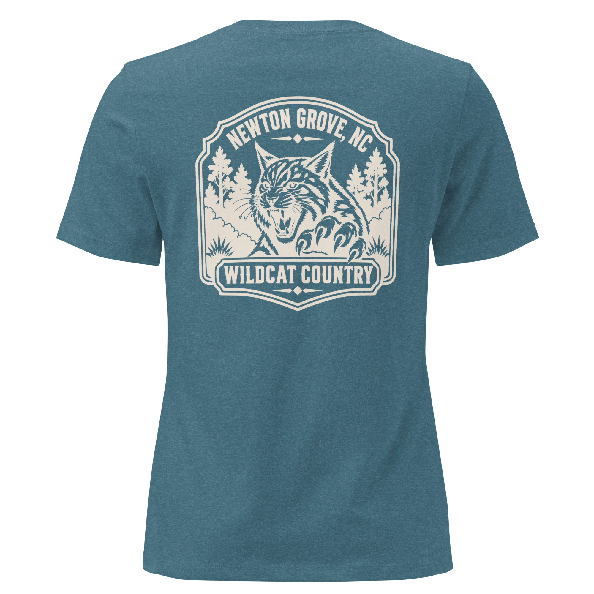 Newton Grove NC - Wildcat Country- Women's Relaxed T-Shirt