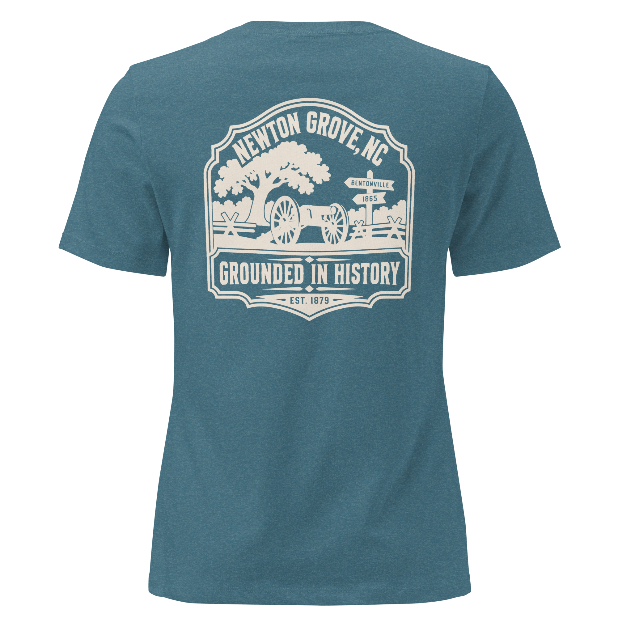 Newton Grove NC - Grounded in History- Women's Relaxed T-Shirt