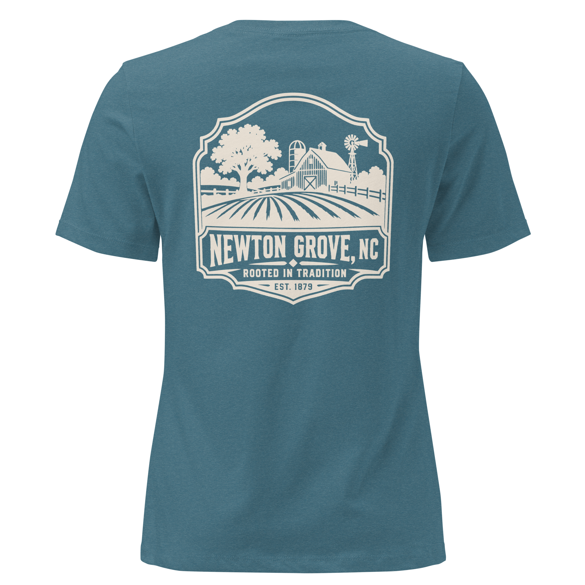 Newton Grove NC - Farm Heritage- Women's Relaxed T-Shirt