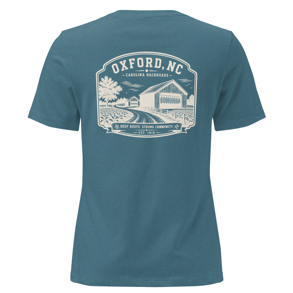 Oxford NC - Carolina Backroads - Women's Relaxed T-Shirt