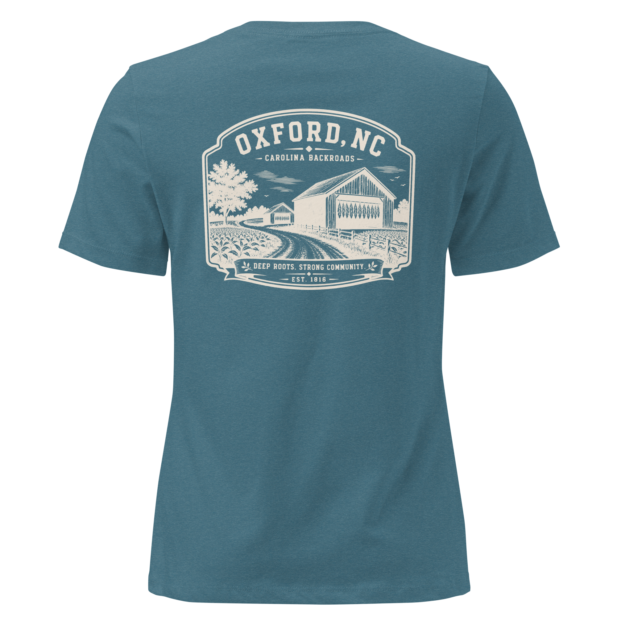 Oxford NC - Carolina Backroads - Women's Relaxed T-Shirt