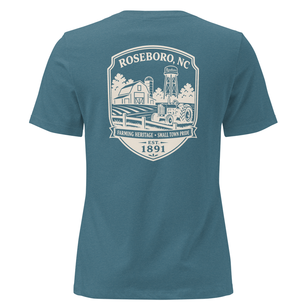 Roseboro NC - Farm Country- Women's Relaxed T-Shirt