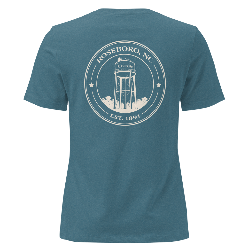 Roseboro NC - Water Tower- Women's Relaxed T-Shirt