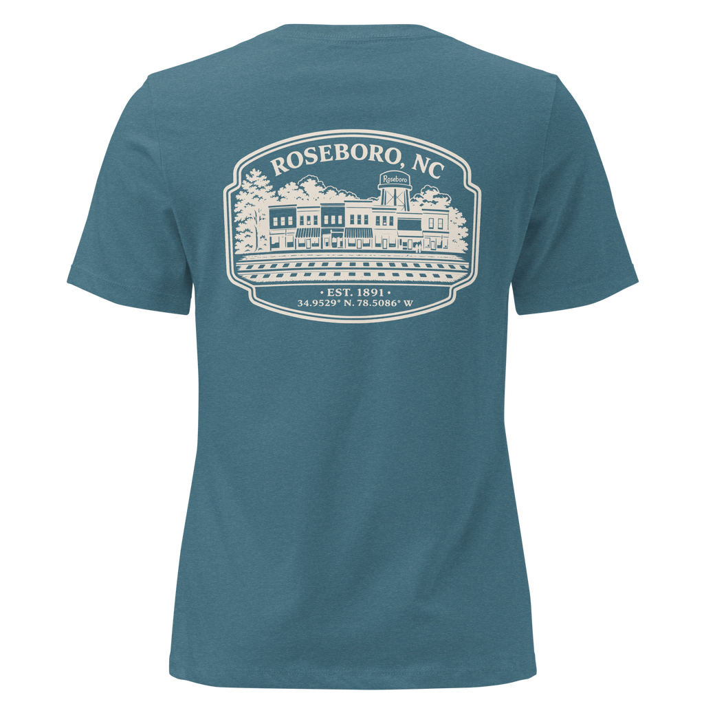 Roseboro NC - Downtown- Women's Relaxed T-Shirt