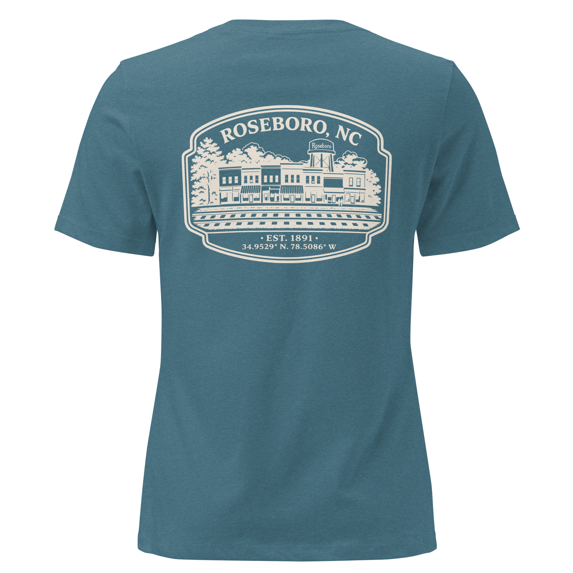 Roseboro NC - Downtown- Women's Relaxed T-Shirt
