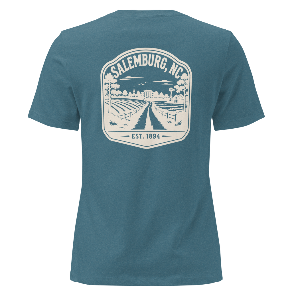 Salemburg NC - Faith, Family, Farming- Women's Relaxed T-Shirt
