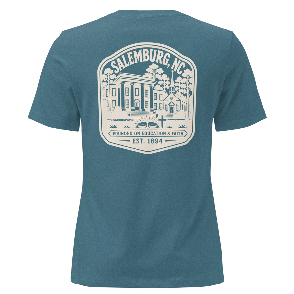 Salemburg NC - Faith & Education- Women's Relaxed T-Shirt