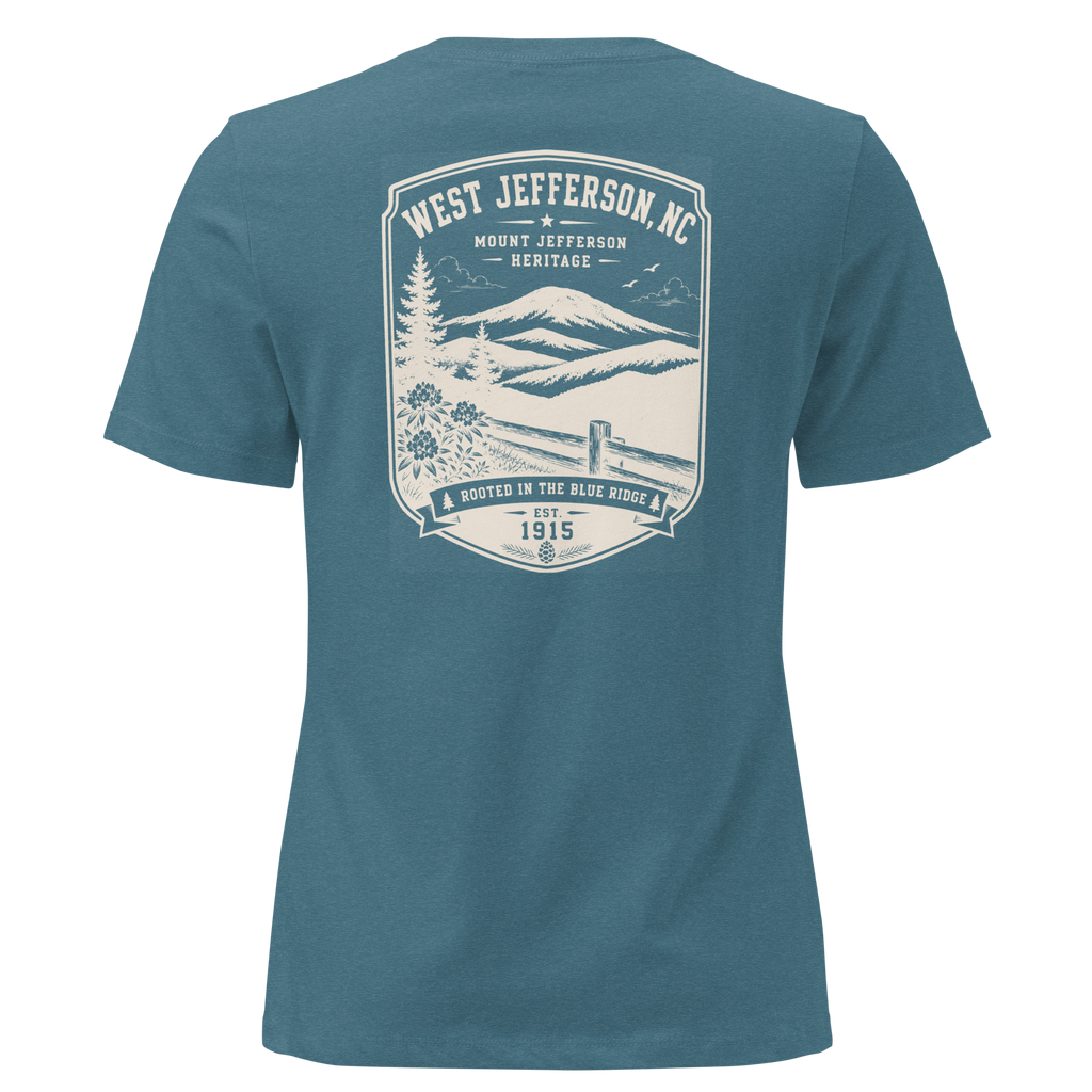 West Jefferson, NC - Mount Jefferson - Women's Relaxed T-Shirt