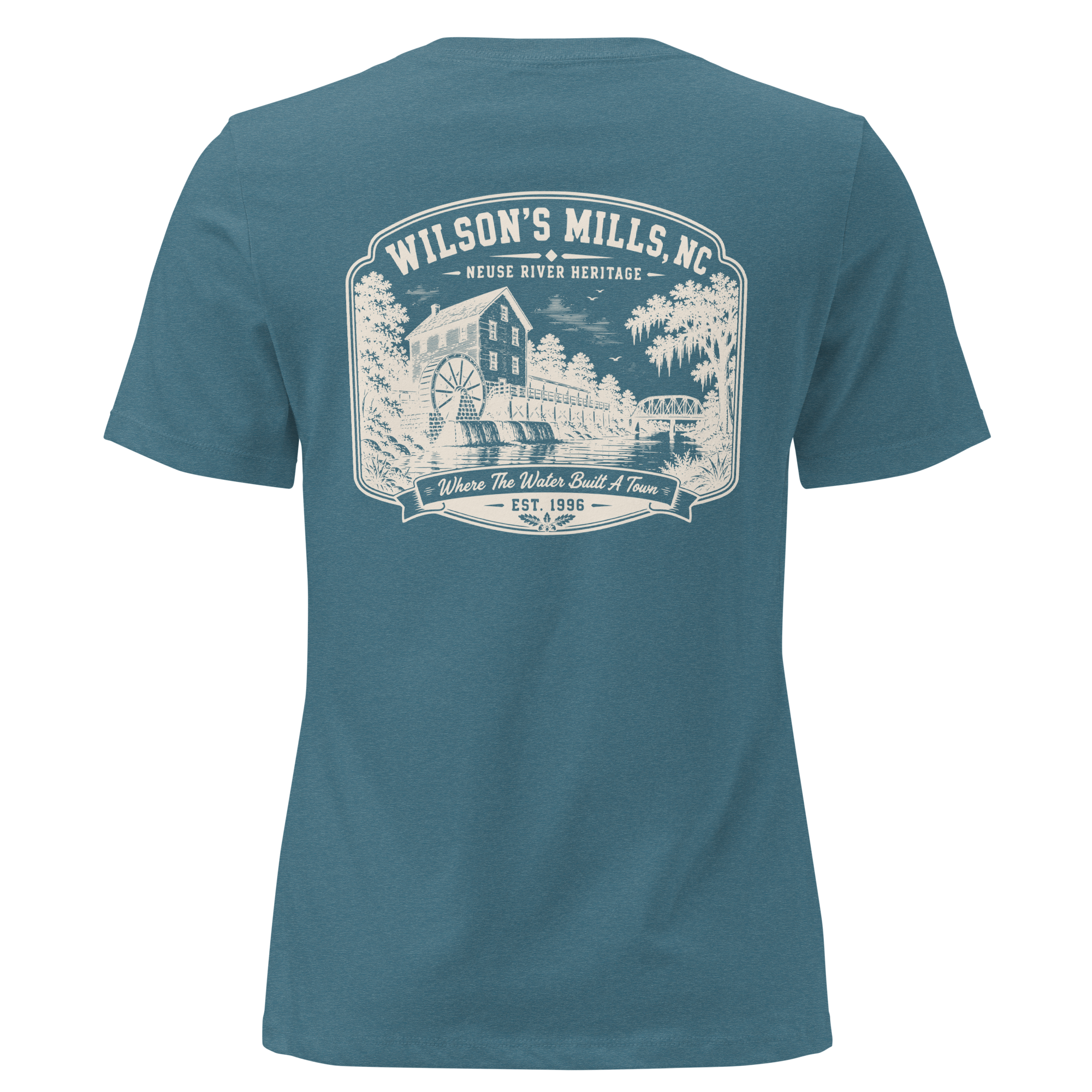 Wilson's Mills, NC - Neuse Heritage - Women's Relaxed T-Shirt