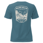 Wilson's Mills, NC - Rooted on Rails - Women's Relaxed T-Shirt
