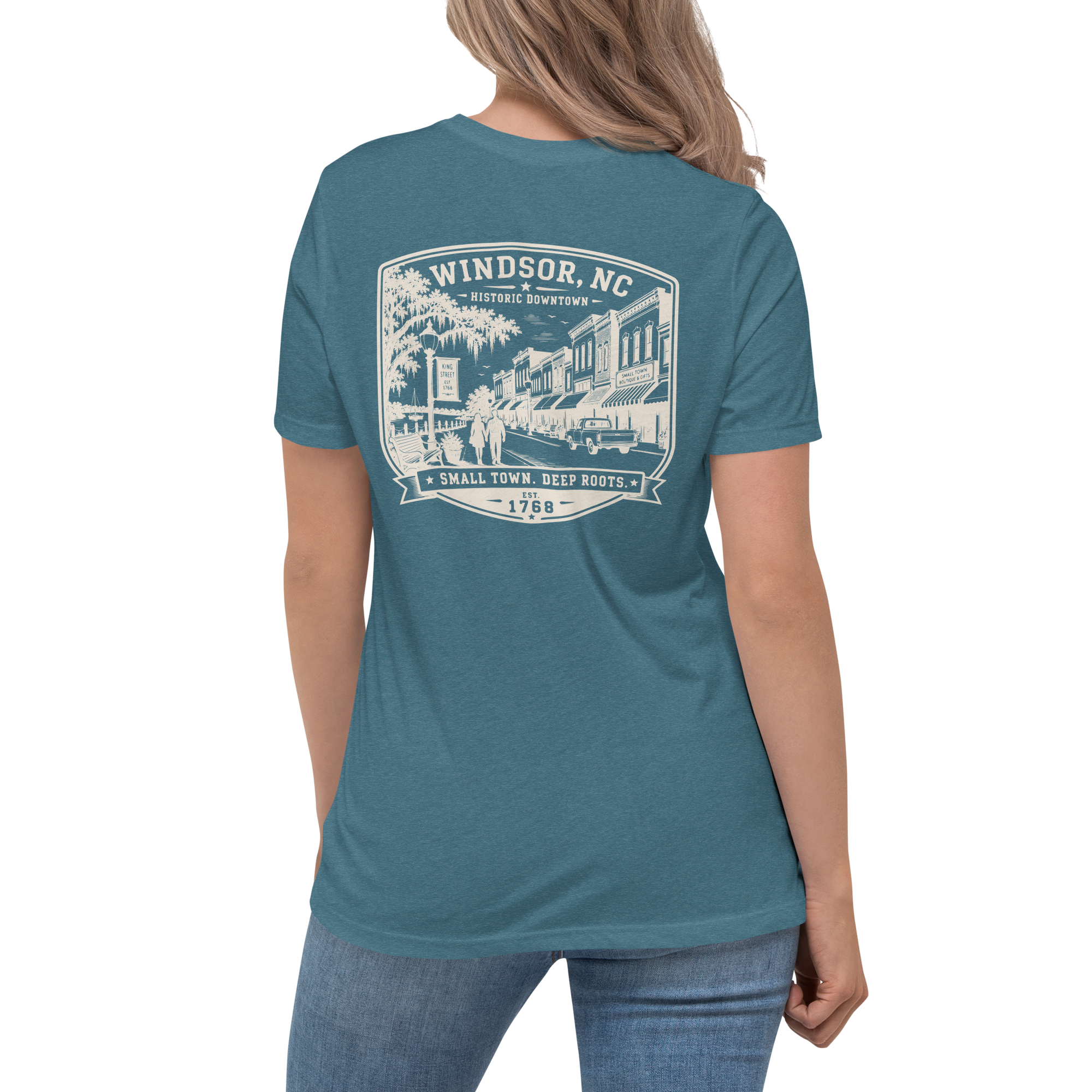 Windsor, NC - Downtown Windsor - Women's Relaxed T-Shirt