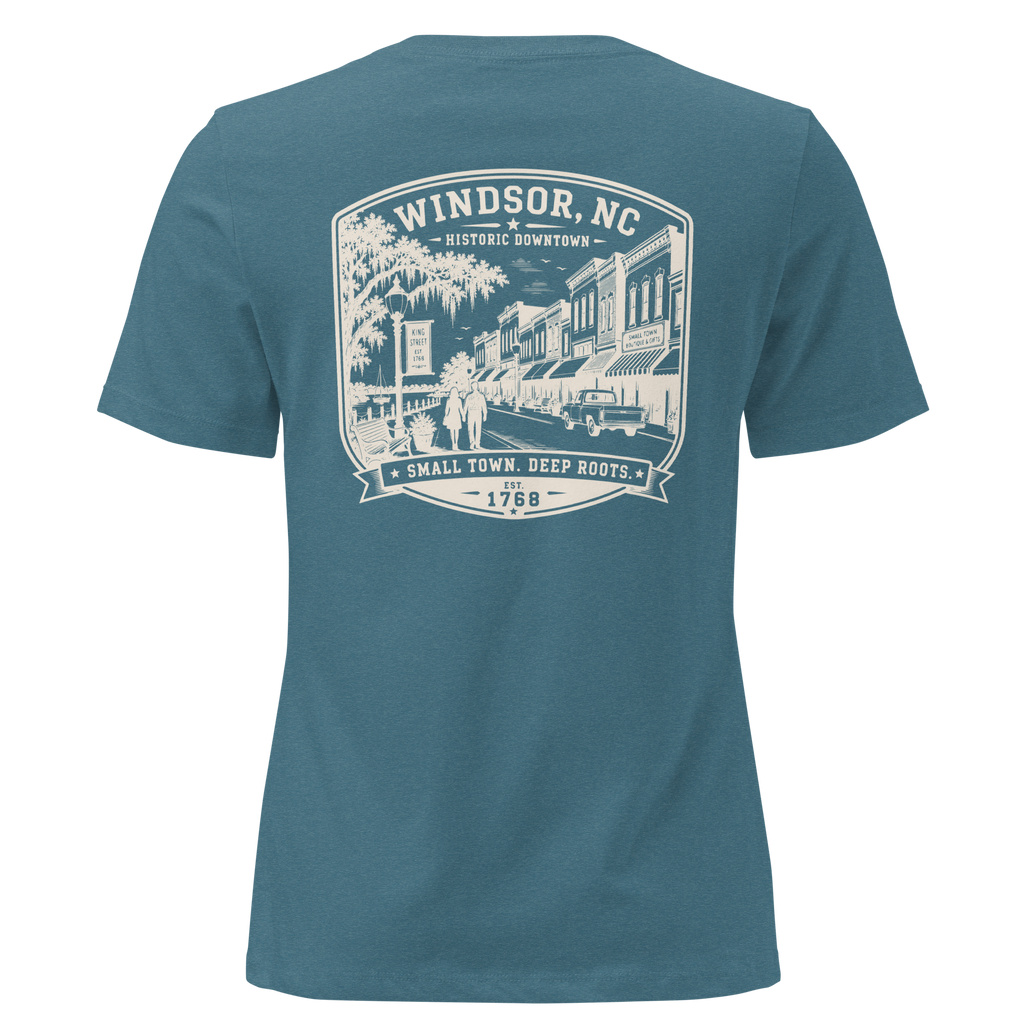 Windsor, NC - Downtown Windsor - Women's Relaxed T-Shirt
