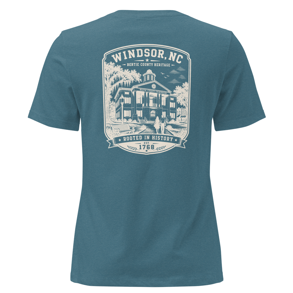 Windsor, NC - Bertie County Heritage - Women's Relaxed T-Shirt