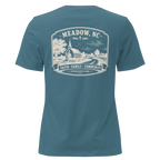 Meadow, NC - Faith, Family, Community - Women's Relaxed T-Shirt