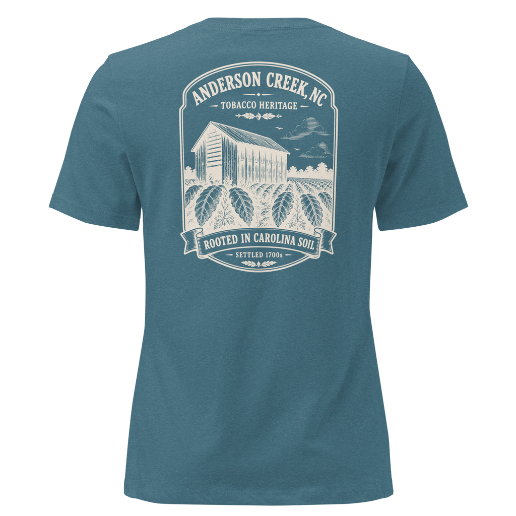 Anderson Creek, NC - Rooted in Carolina- Women's Relaxed T-Shirt