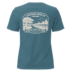 Anderson Creek, NC - Rooted Along the Creek- Women's Relaxed T-Shirt