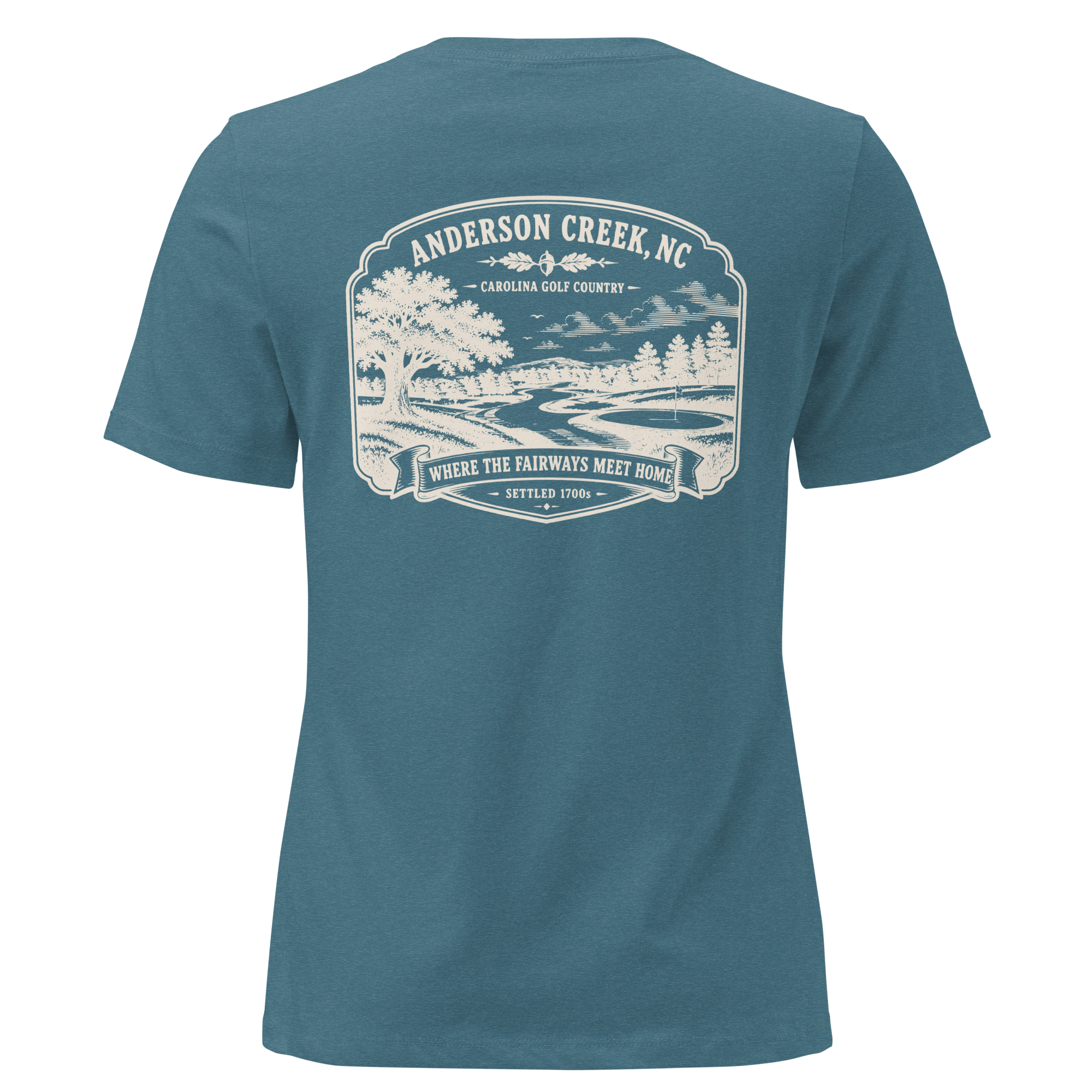 Anderson Creek, NC - Carolina Golf - Women's Relaxed T-Shirt