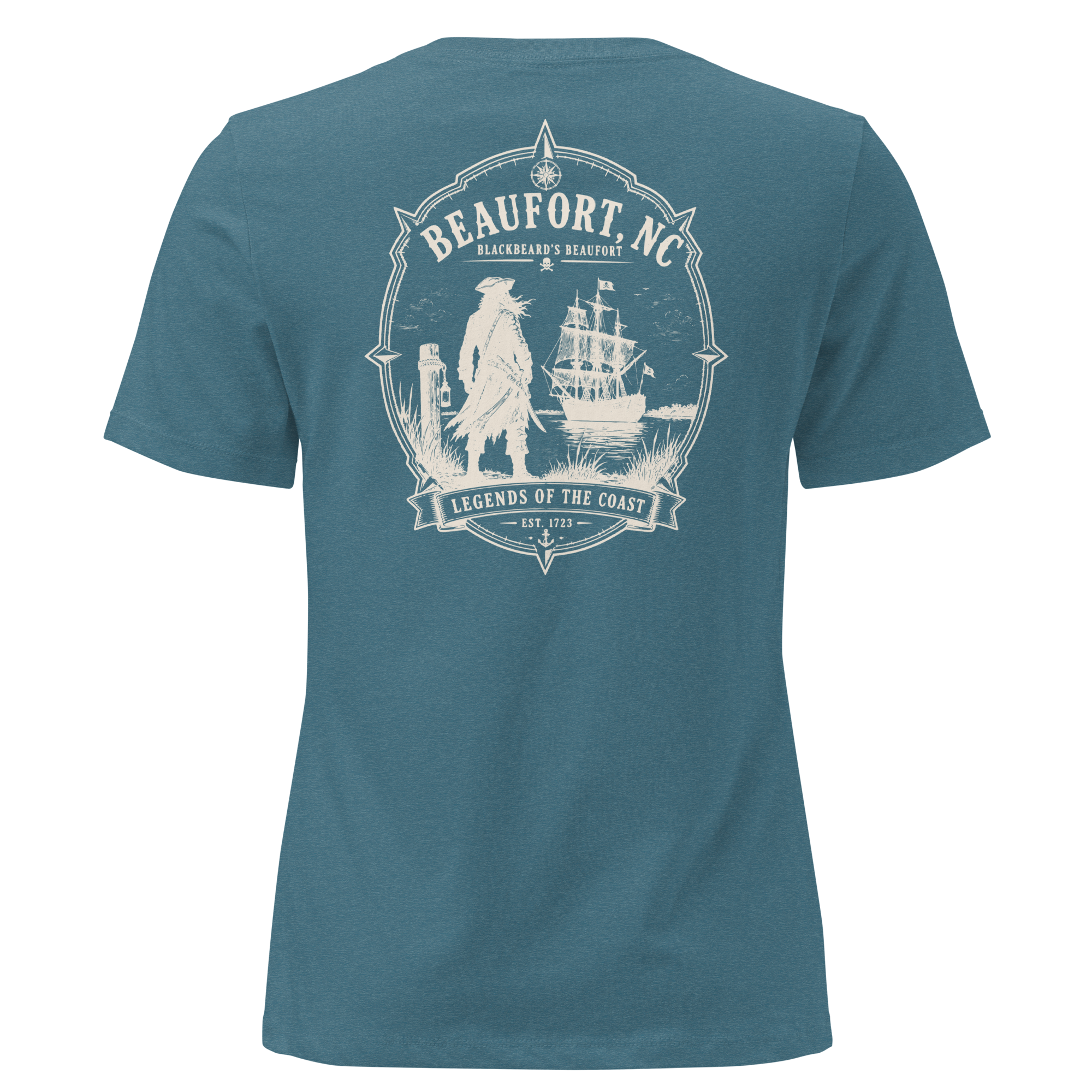 Beaufort, NC - Blackbeard's Beaufort - Women's Relaxed T-Shirt