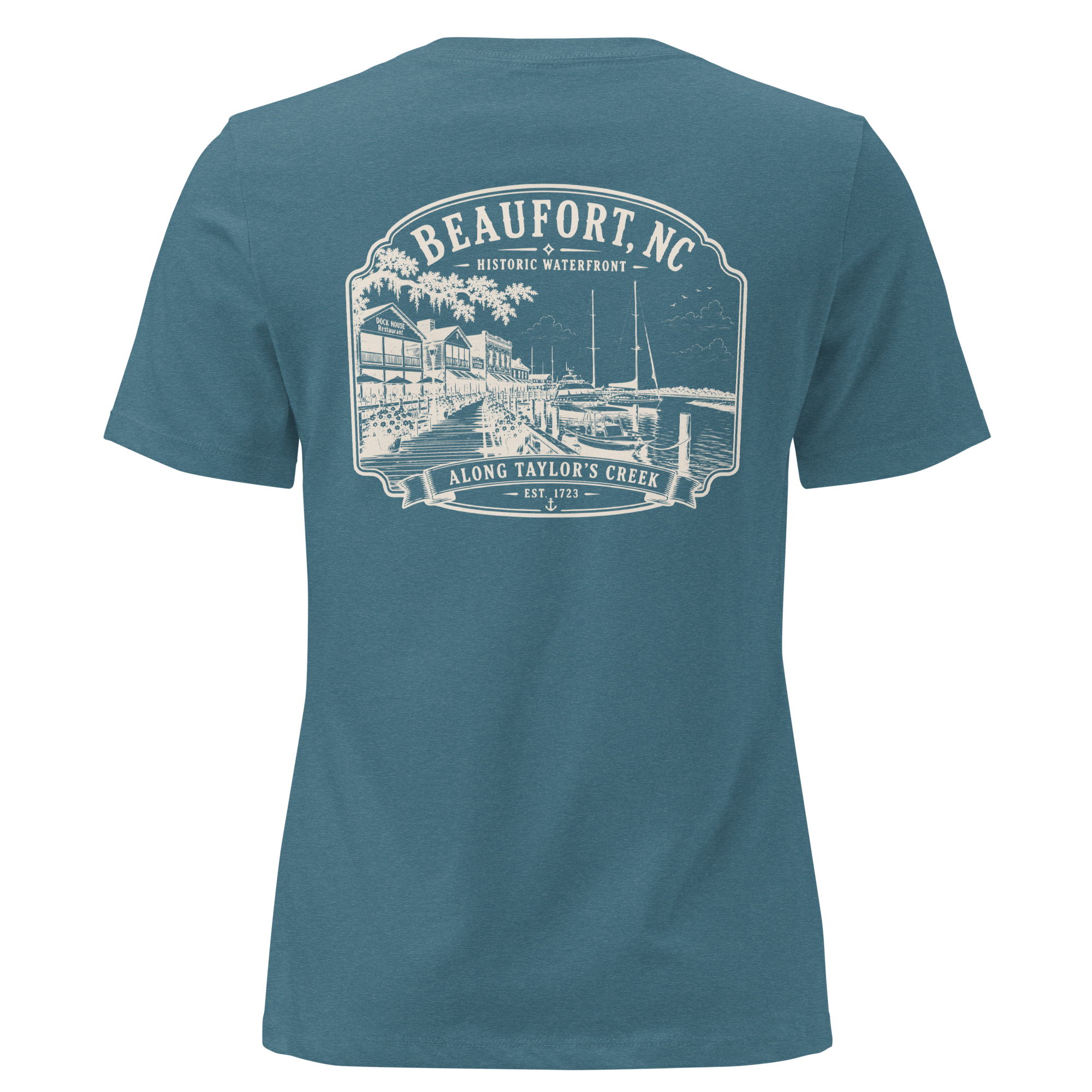 Beaufort, NC - Along Taylors Creek - Women's Relaxed T-Shirt