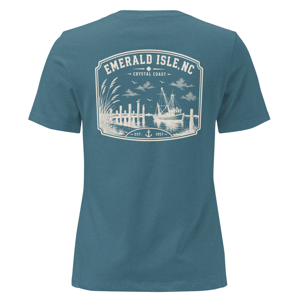 Emerald Isle NC - The Crystal Coast - Women's Relaxed T-Shirt
