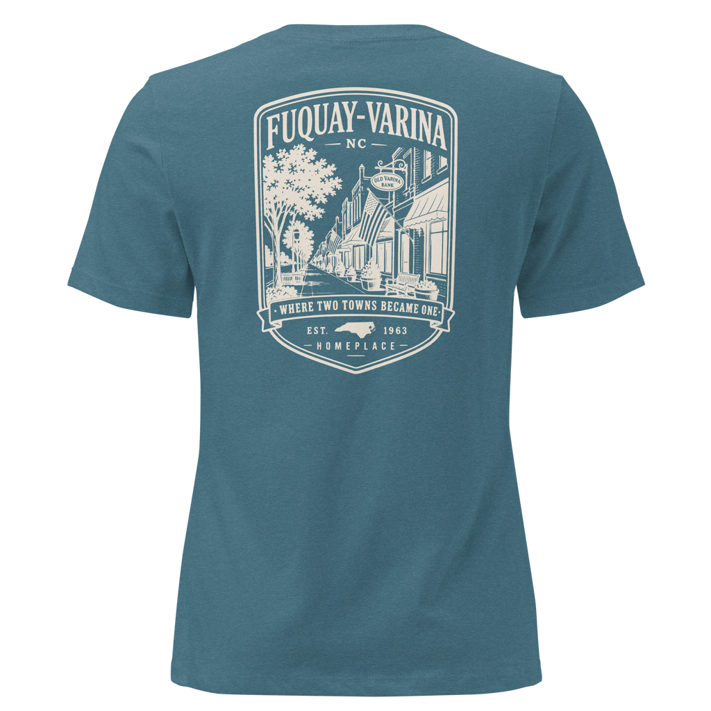 Fuquay-Varina, NC - Two Towns Became One - Women's Relaxed T-Shirt