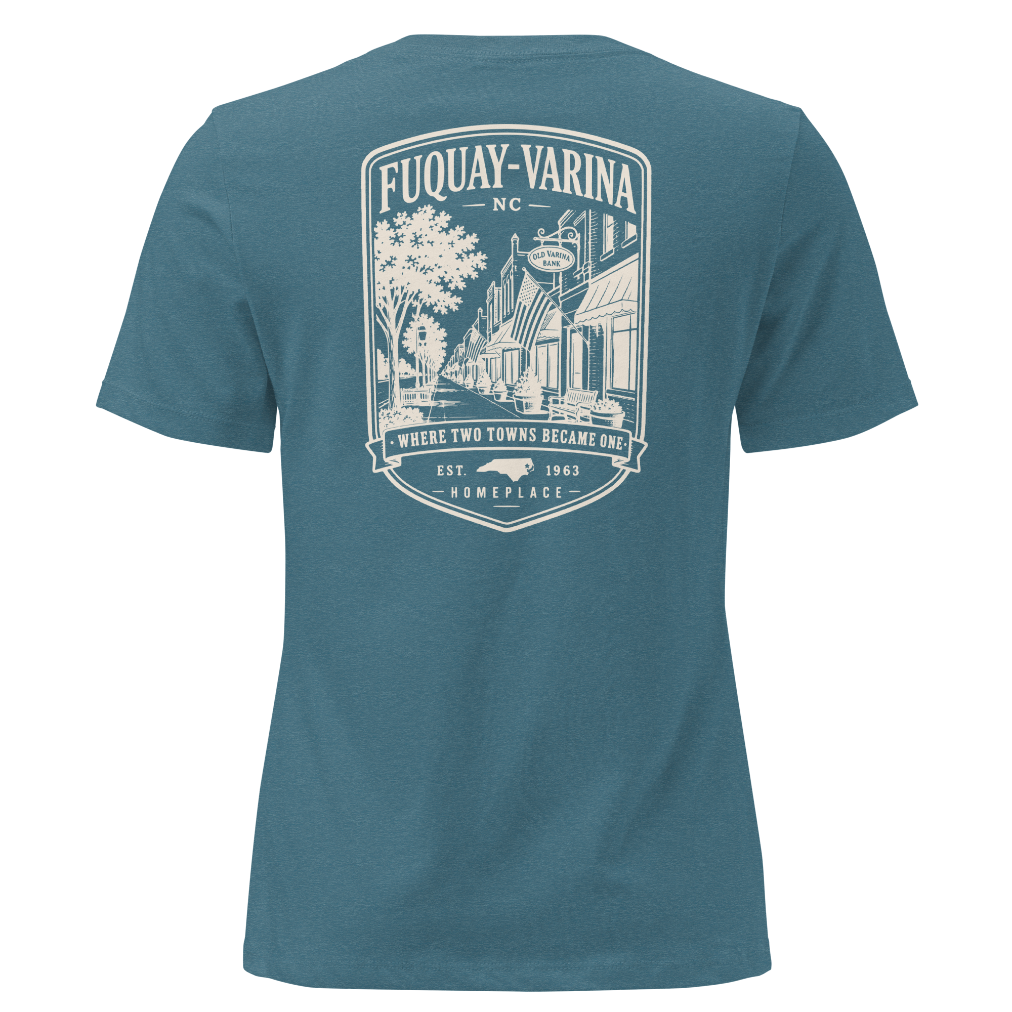 Fuquay-Varina, NC - Two Towns Became One - Women's Relaxed T-Shirt